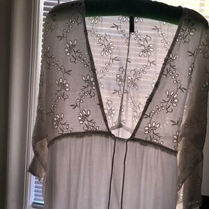 Raviya Swim eyelet cover up